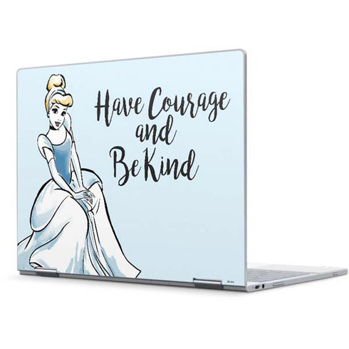Disney Princess Cinderella Have Courage and Be Kind Art Pixelbook Skin